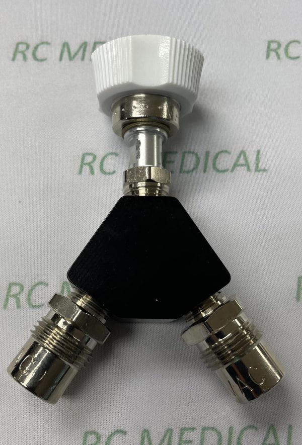 DISS "Y" Assembly with (2) Check Valves DISS Female VAC