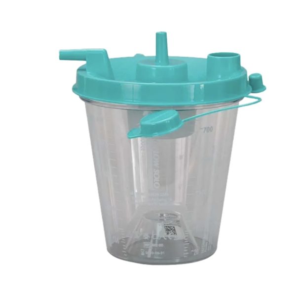 800cc Bemis High Flow Rigid Suction Canister, 10/CS