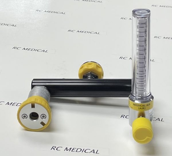 AIR Flowmeter, 15 LPM, with Ohmeda Coupler on "T" Bar